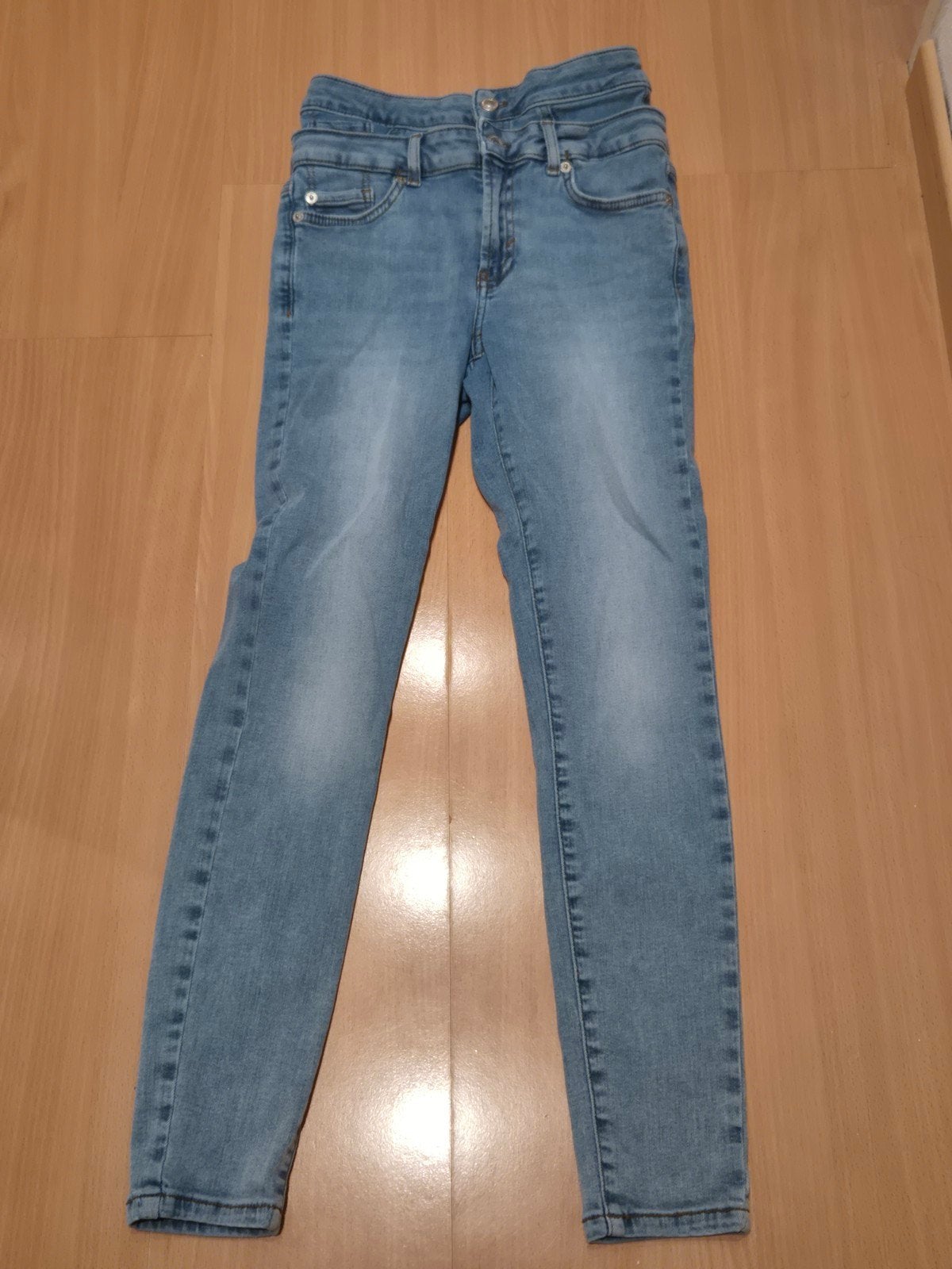 ONLY Skinny Jeans W32 - Lichtblauw met fijne stretch, Blauw, Ophalen of Verzenden, W28 - W29 (confectie 36), ONLY