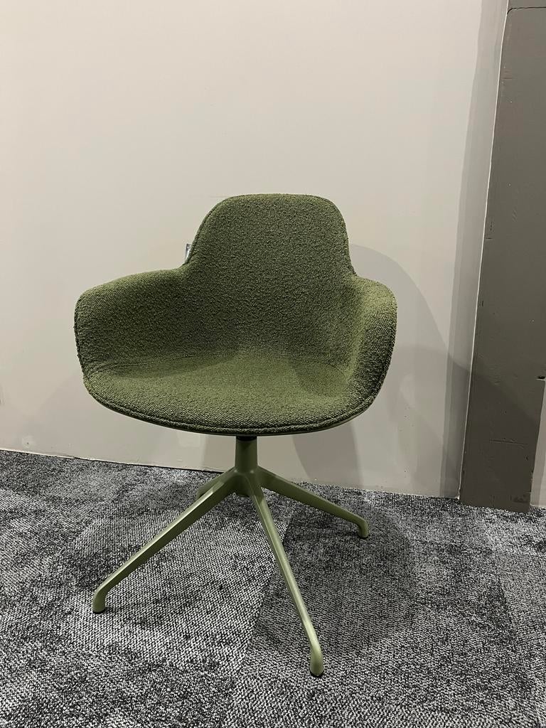 Zuiver albert kuip stoel groen gestoffeerd, Ophalen of Verzenden, Zo goed als nieuw, Overige kleuren