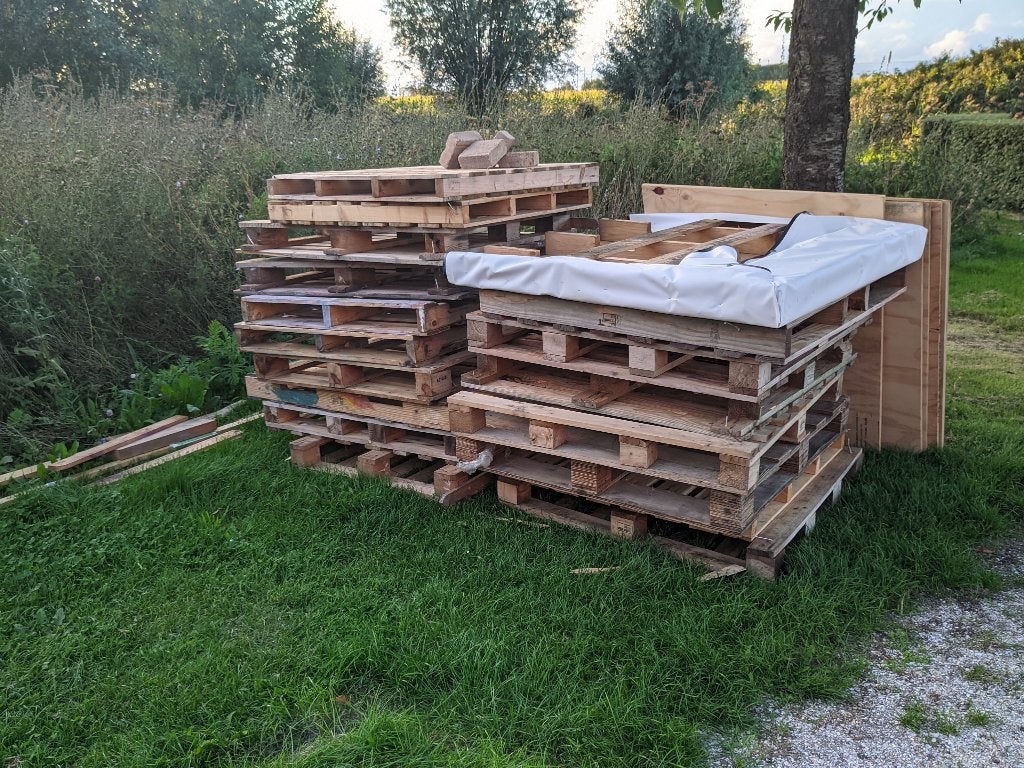Pallets, Ophalen, Gebruikt, 50 mm of meer, Pallet