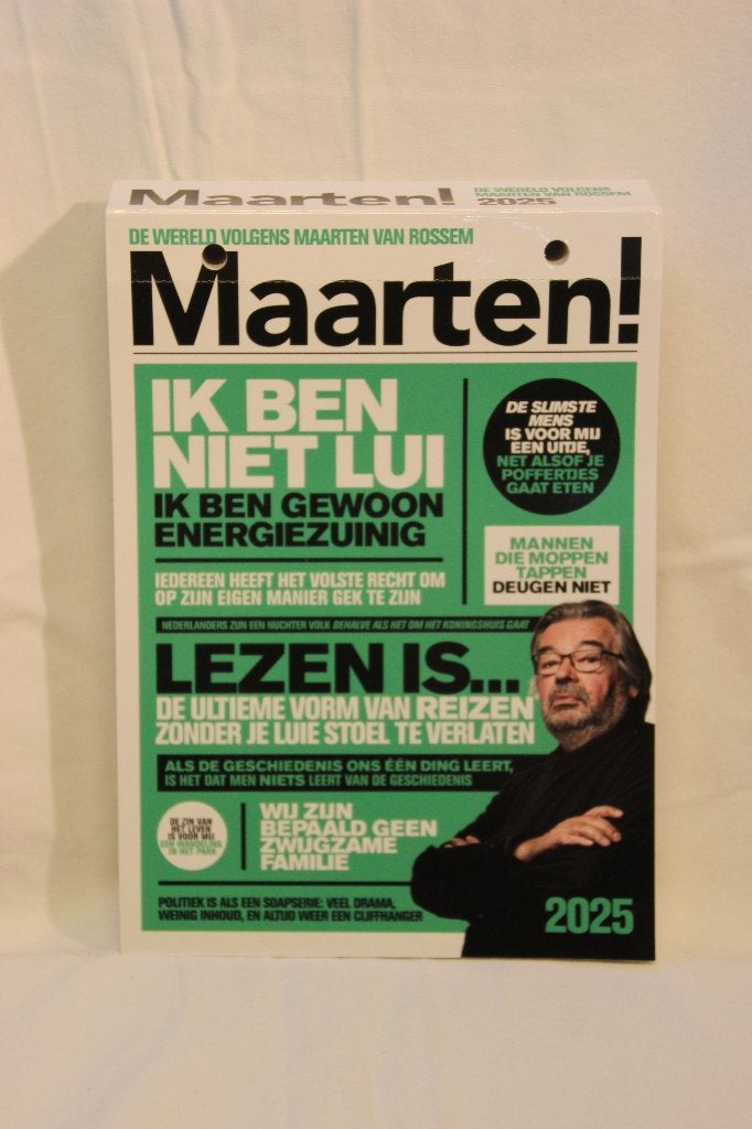 Maarten! Scheurkalender 2025, Diversen, Ophalen of Verzenden, Dagkalender, Zo goed als nieuw