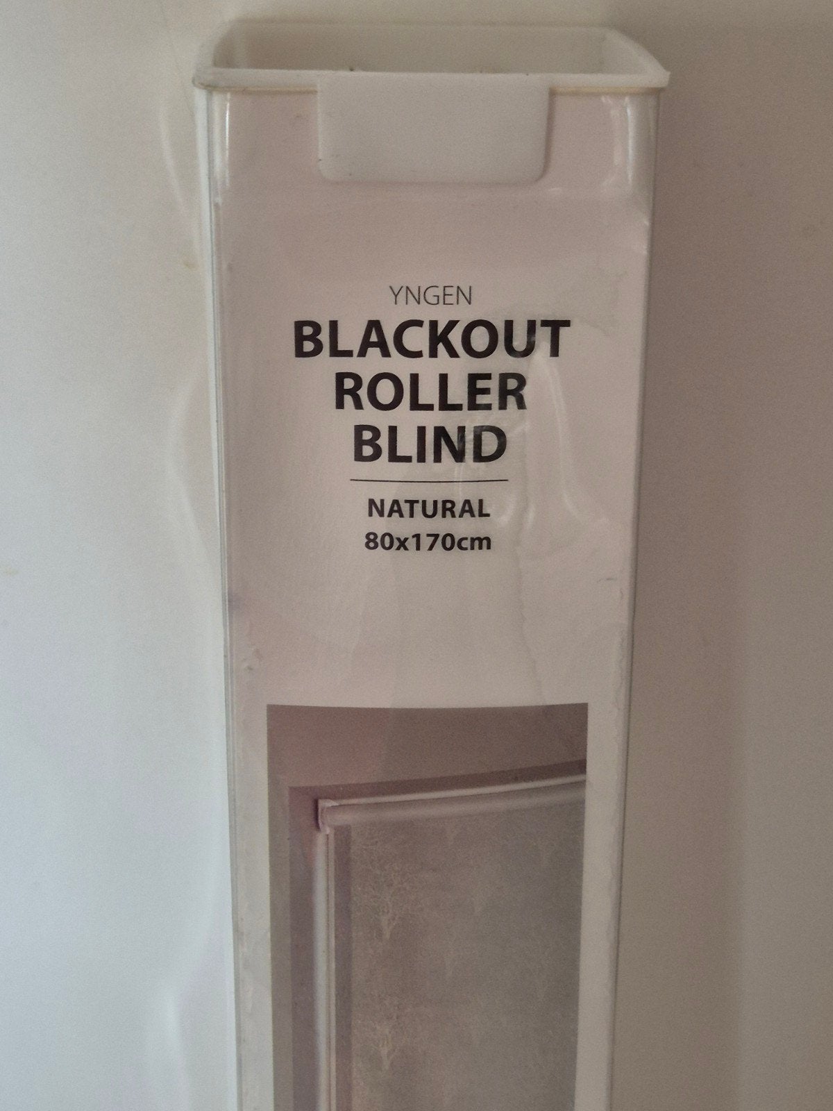 Nieuw Yngen Blackout Rolgordijn - Natuurlijk 80x170cm, Ophalen, Overige typen, Nieuw, Minder dan 250 cm