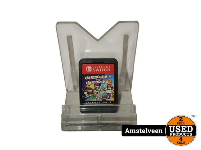 Switch Game: Overcooked + Overcooked 2 (Los), Nintendo, Gebruikt, Support@nintendo.com, 11-1 Hokotate-cho, Kamitoba, Minami-ku
Kyoto 601-8501
Japan