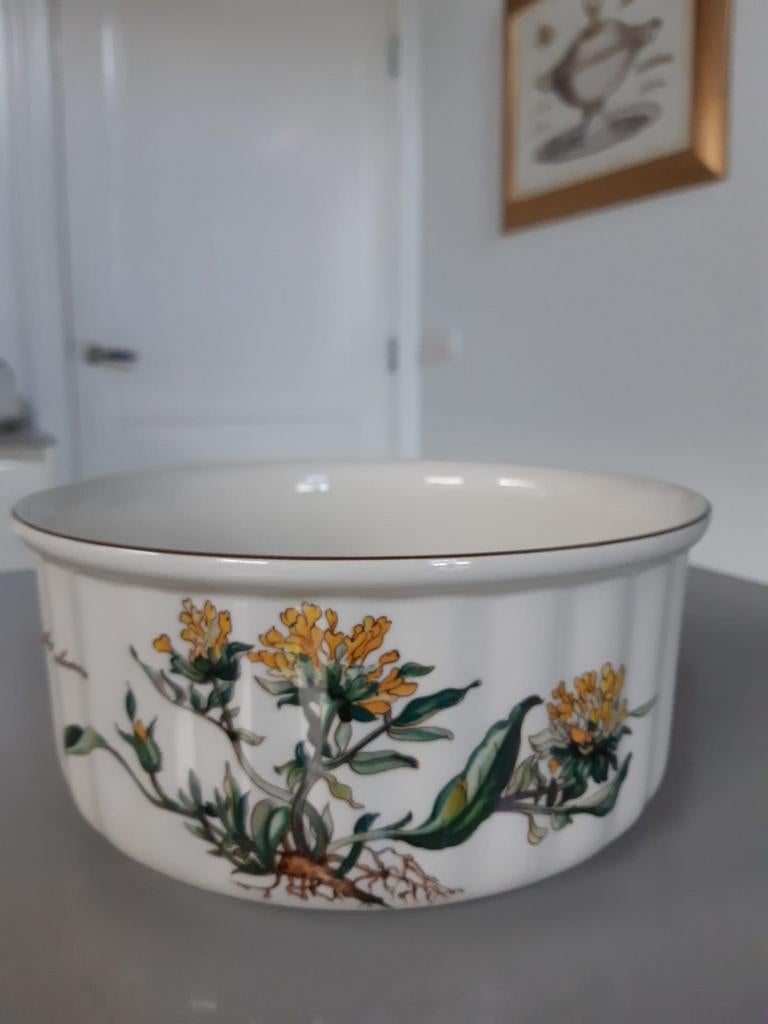 Ronde ovenschaal 19,5 cm Villeroy en Boch Botanica, Ophalen of Verzenden, Overige stijlen, Porselein, Schaal of Schalen