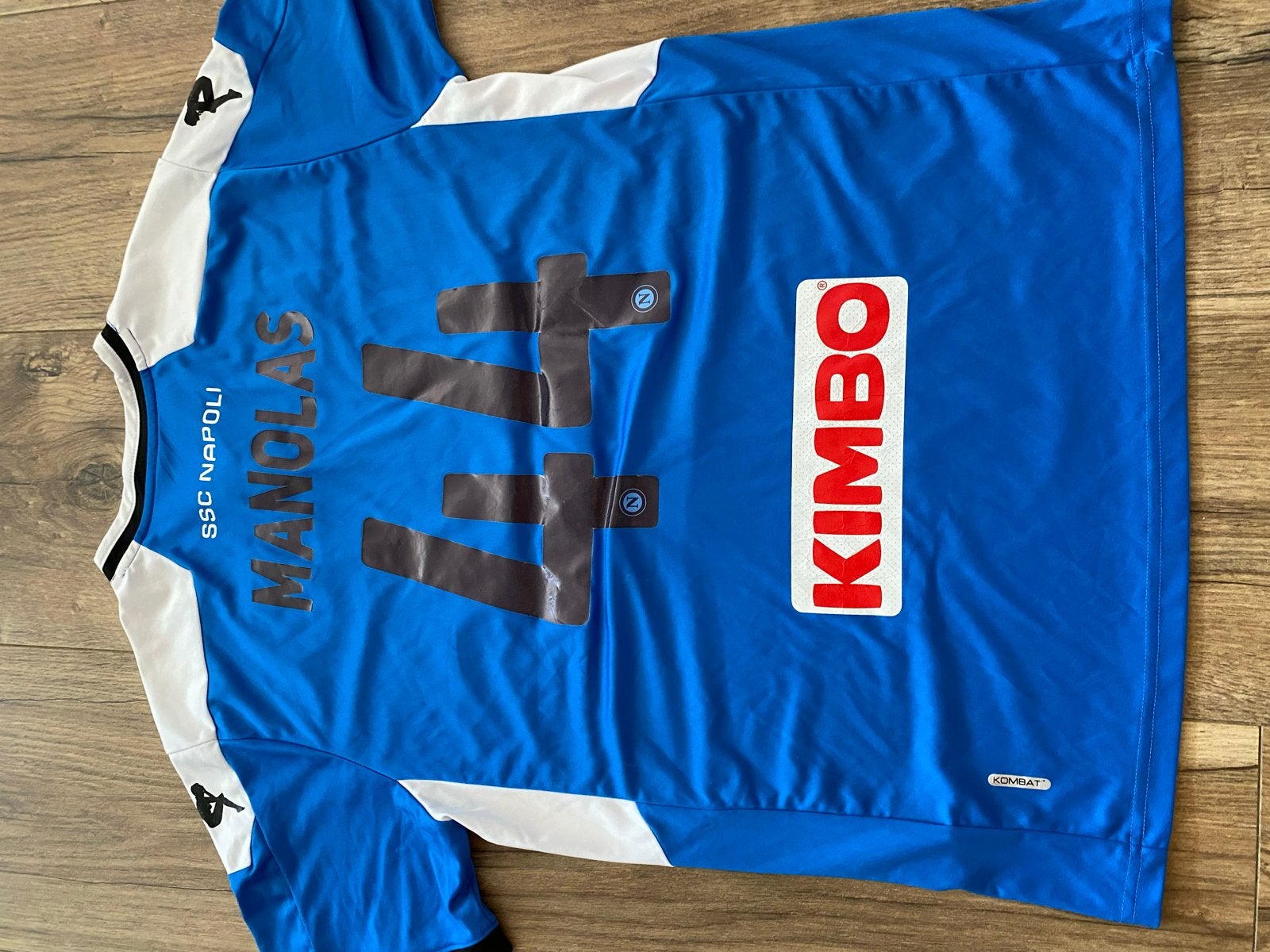 SSC Napoli voetbalshirt Manolas #44 - Maat XL, Ophalen of Verzenden, Zo goed als nieuw, Voetbal, Maat 48/50 (M)
