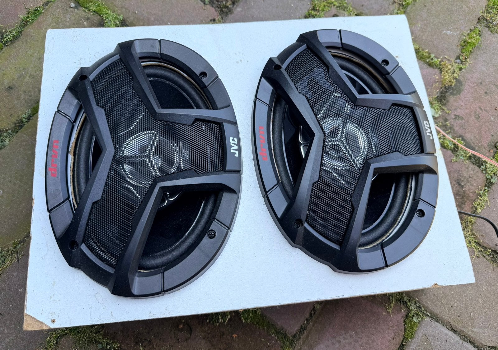 2x JVC CS-V6938 luidsprekers 400 watt, Auto diversen, Autospeakers, Ophalen of Verzenden, Gebruikt