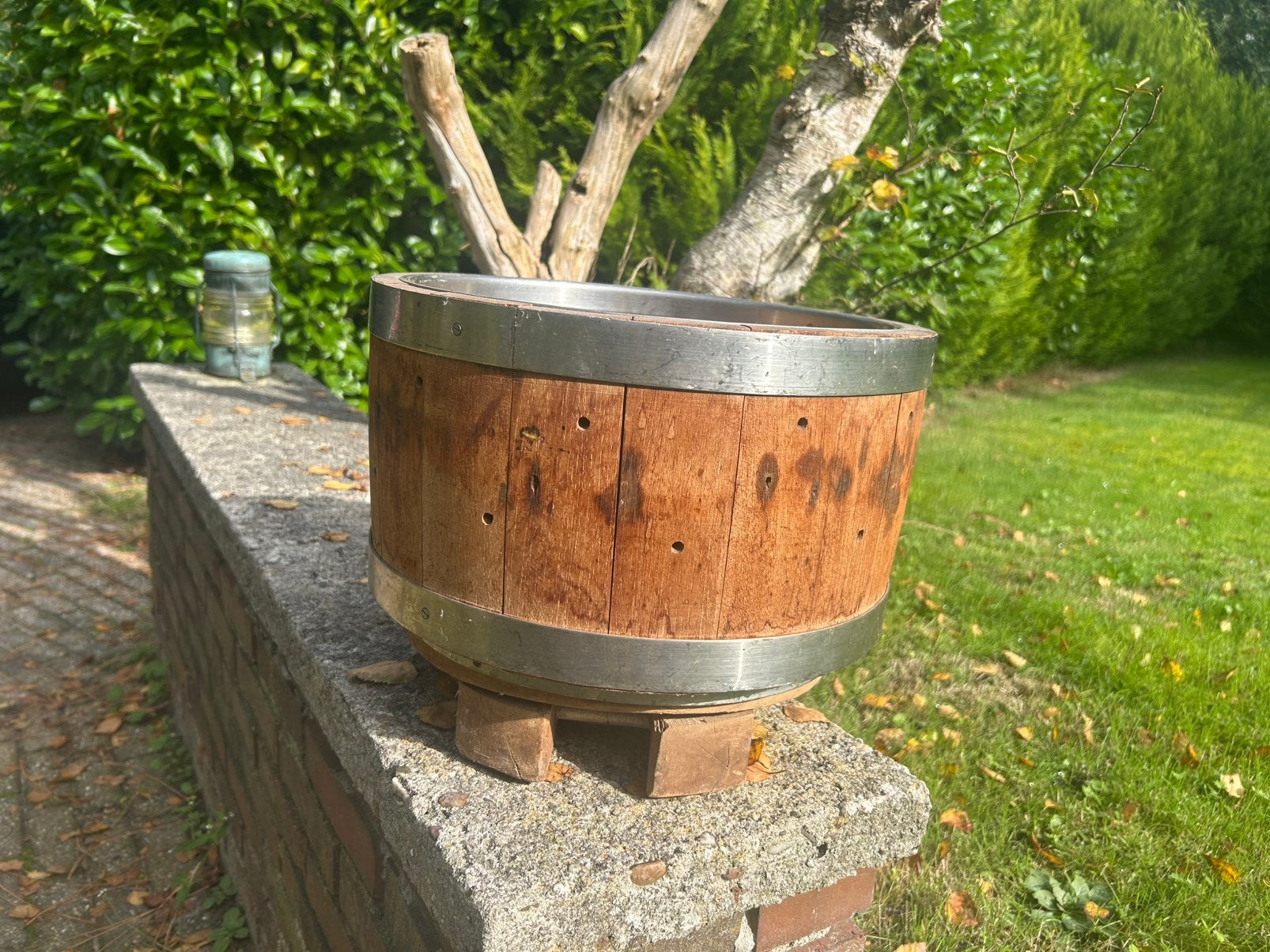 Grote antieke kaasvorm met volger - complete set (Ø 36 cm), Ophalen