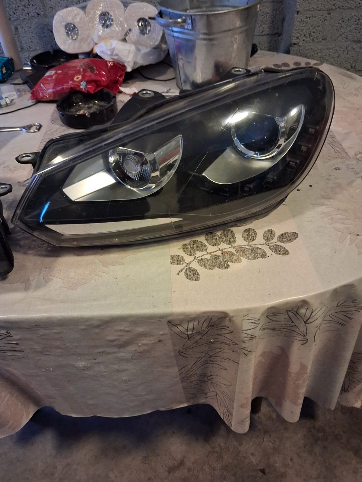 Volkswagen Golf 6 GTI Koplampen, Auto-onderdelen, Ophalen of Verzenden, Gebruikt, Volkswagen