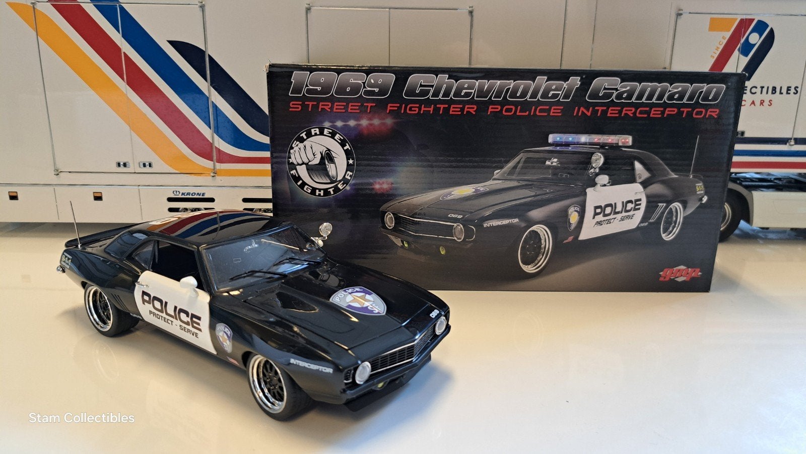 GMP Chevrolet Camaro Street Fighter Police Interceptor2 1969, Hobby en Vrije tijd, Overige merken, Auto, Ophalen of Verzenden