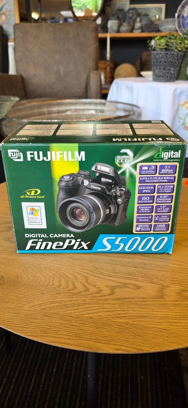 Fujifilm FinePix S5000 Digitale Camera -  in Doos, Ingebouwde flitser, Handleiding, Nieuw, Ophalen of Verzenden