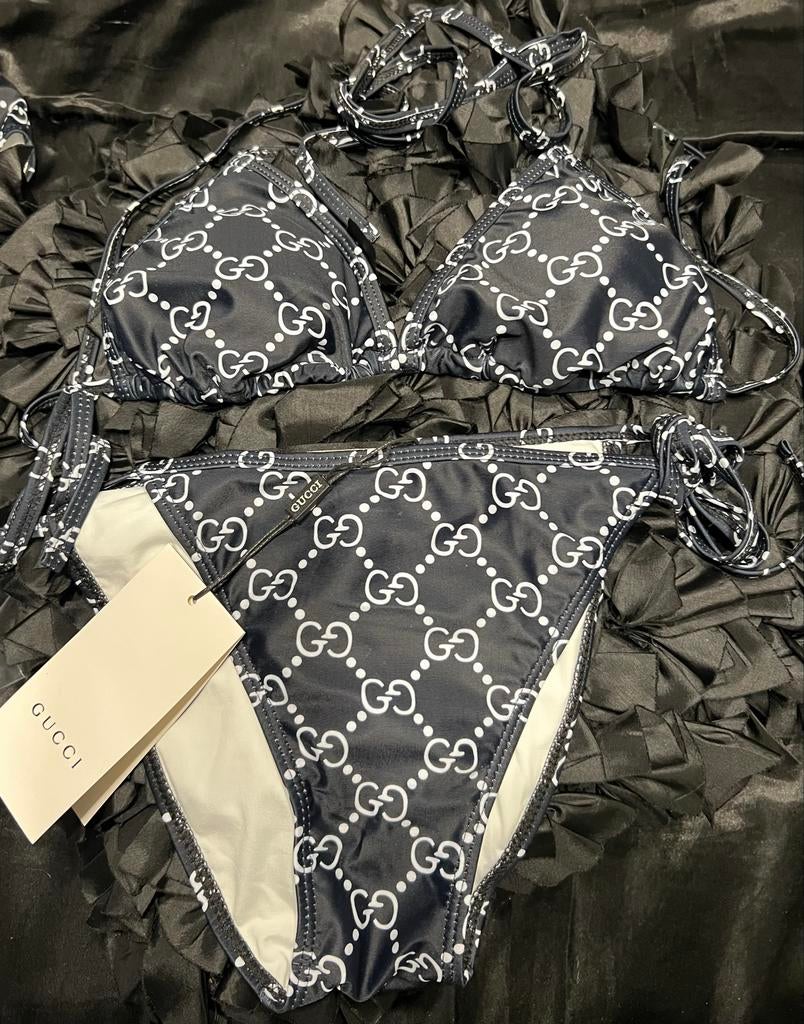 Nieuwe Gucci bikini - maten S en M beschikbaar, Ophalen of Verzenden, Nieuw, Zwart, Bikini