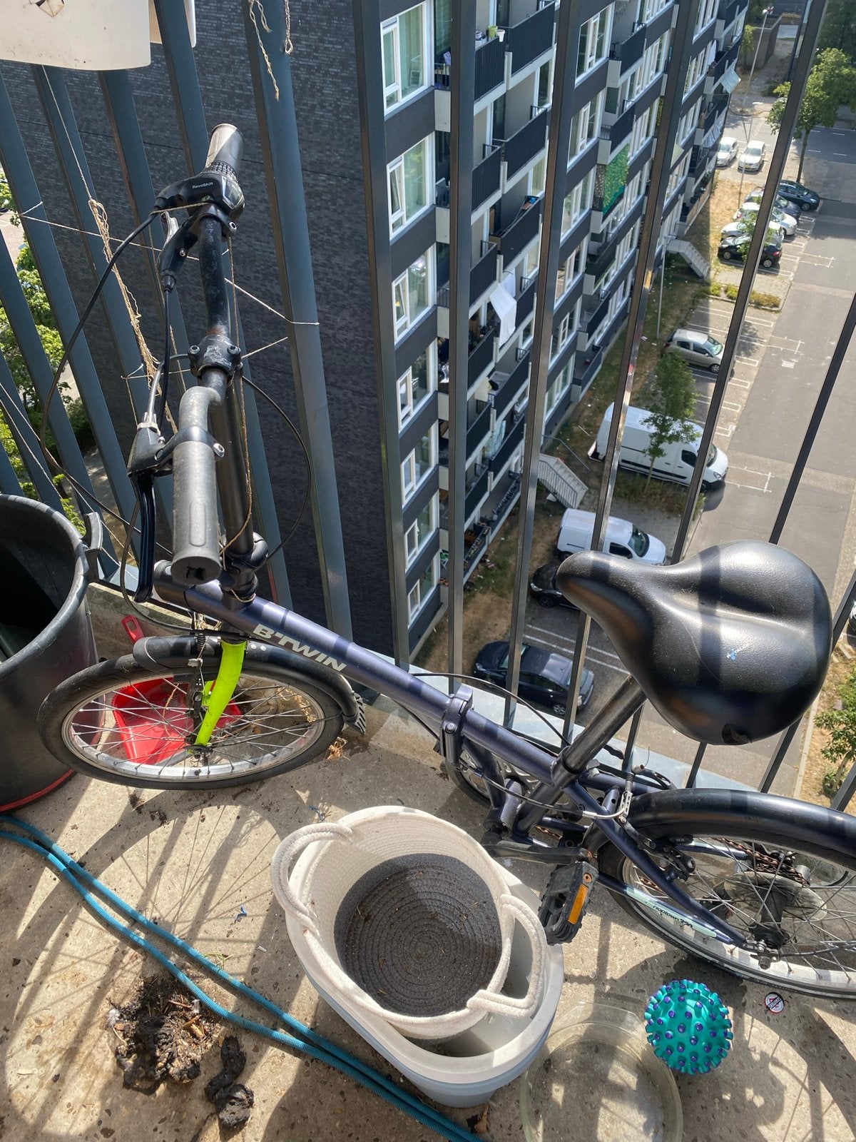 Btwin vouwfiets - Alles werkt perfect!, Fietsen en Brommers, Fietsen | Vouwfietsen, 20 inch of meer, Gebruikt, Totaal opvouwbaar