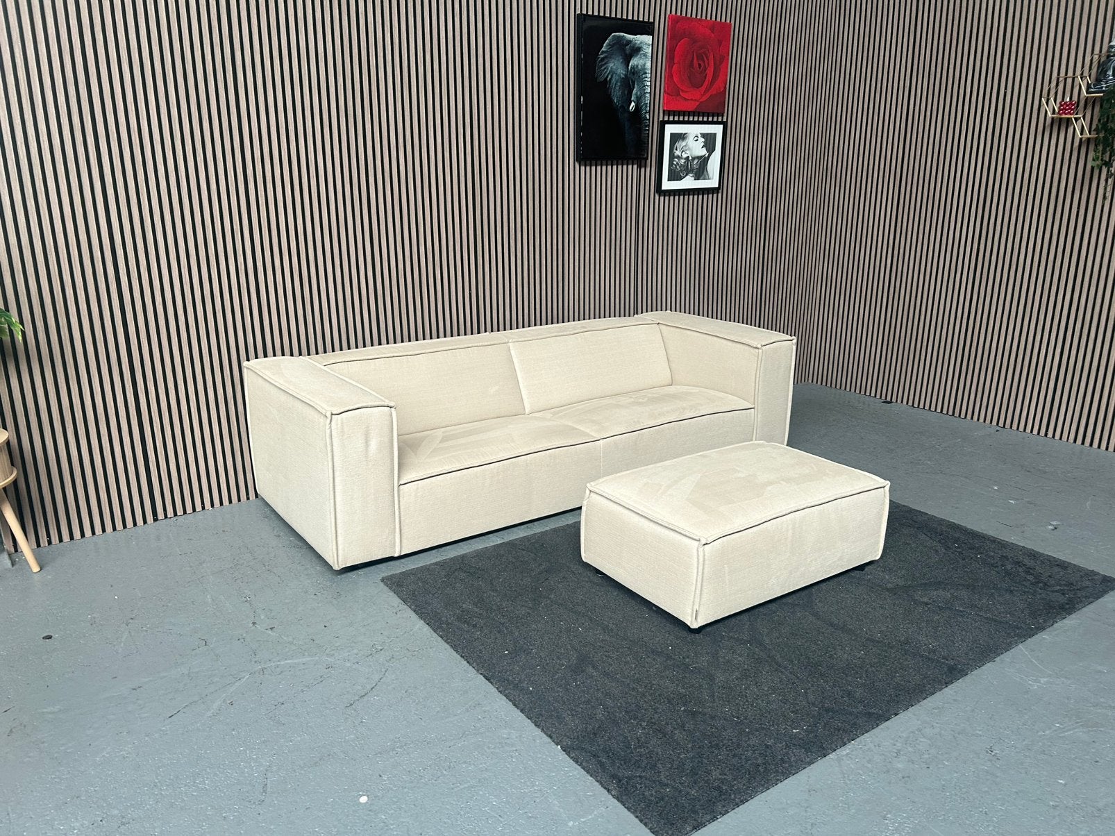 GRATIS LEVERING BySidde Sommer Bank 250X97 GEREINIGD, 75 tot 100 cm, Ophalen of Verzenden, Zo goed als nieuw, Stof