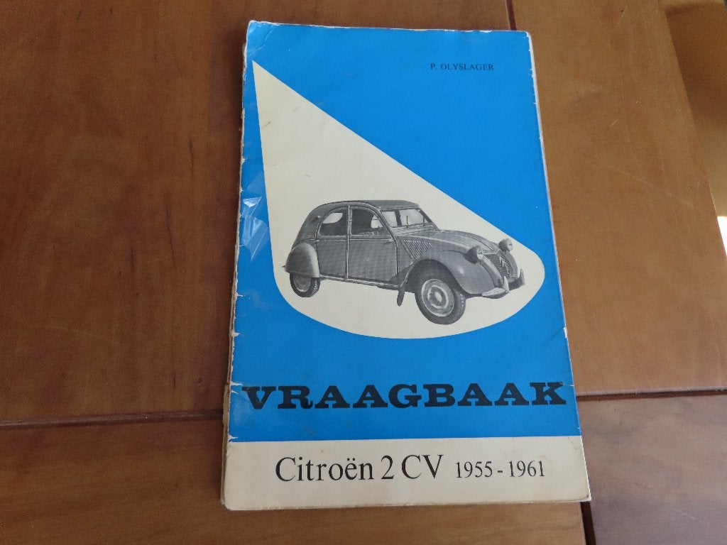 Vraagbaak Citroen 2CV A - 2CV AZLM, 2CV AU - AZUL, 4x4 55-61, Ophalen of Verzenden