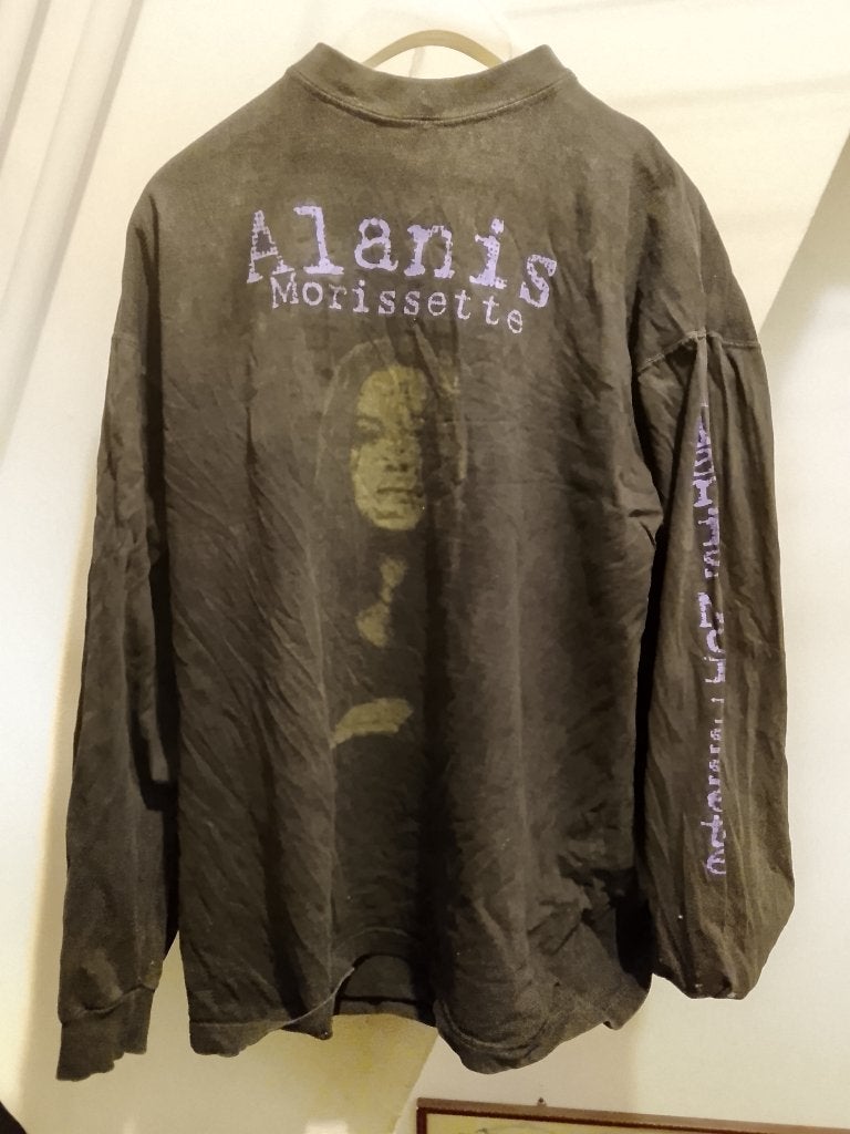 Alanis Morisette Longsleeve, Ophalen, Zwart, Maat 46/48 (XL) of groter, Onbekend