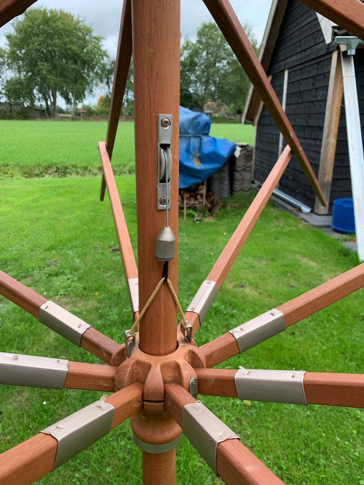 Parasol standaard, Ophalen, Gebruikt