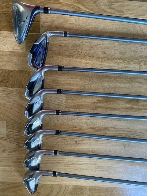 Cobra dames golfset S, P, 9, 8, 7, 6, 5 en houten 3, Sport en Fitness, Golf, Ophalen, Gebruikt, Club, Overige merken
