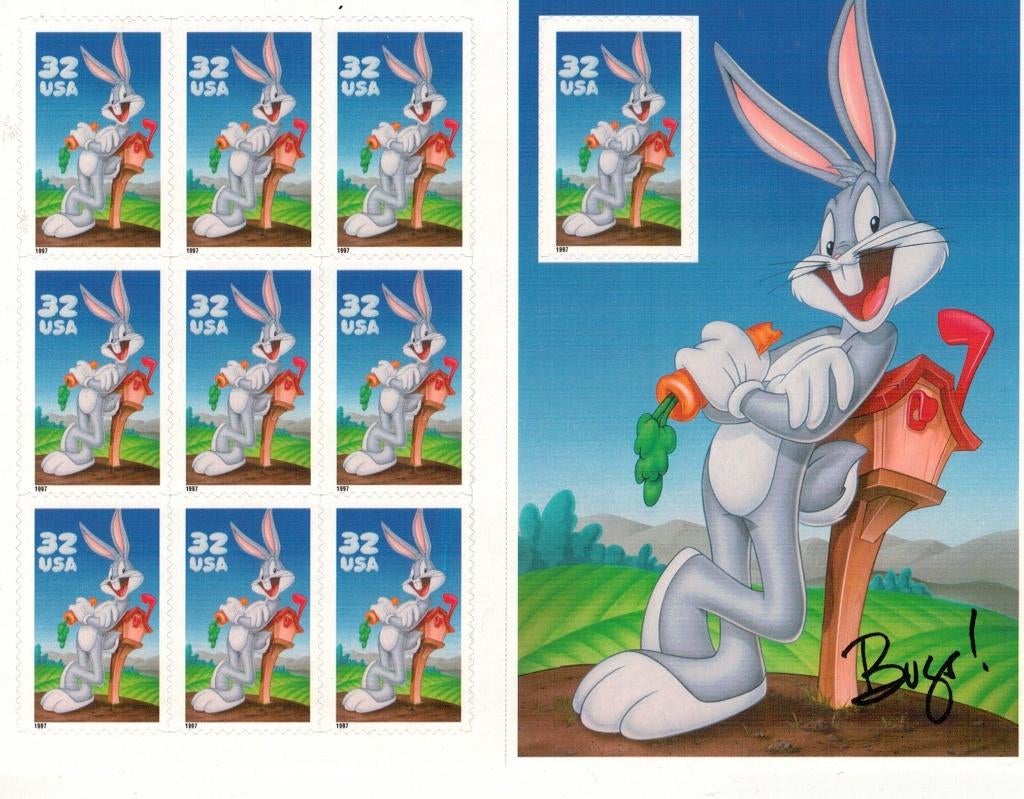 POSTZEGELS BUGS BUNNY 1997, Ophalen of Verzenden, Postfris, Noord-Amerika