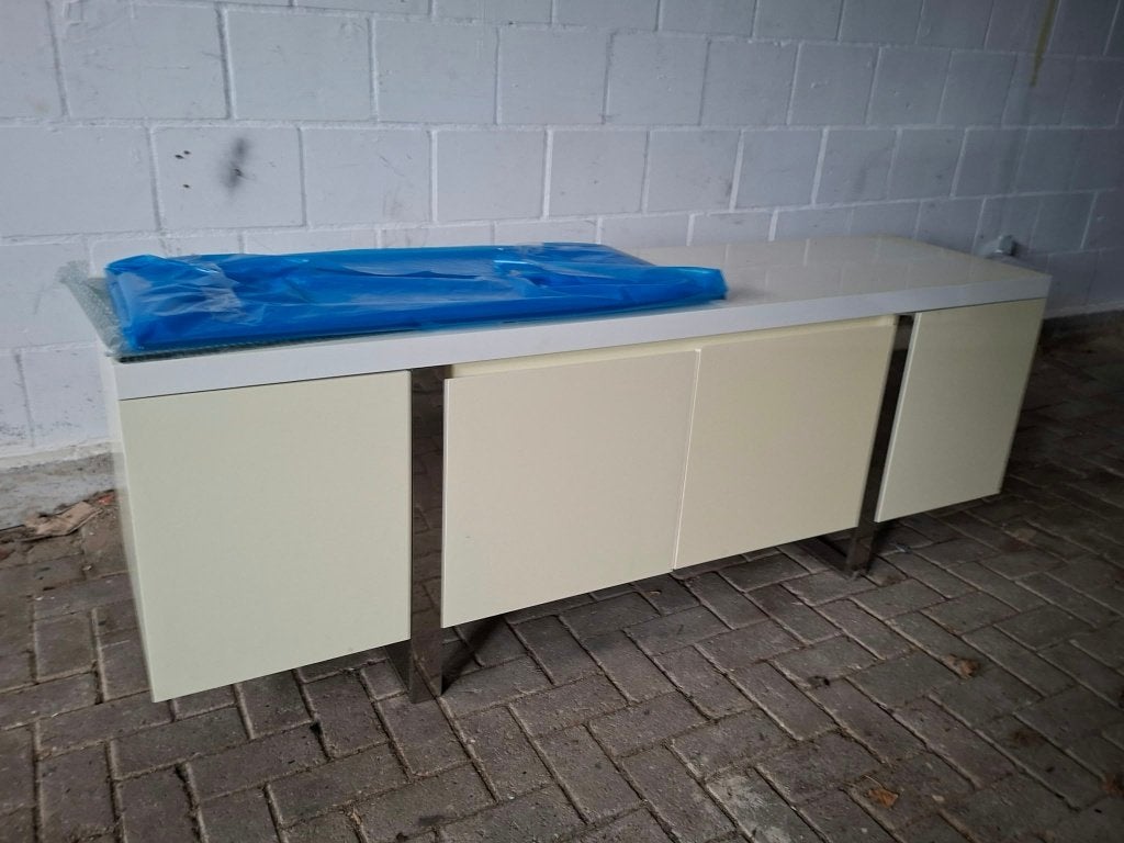 Stijlvol Crèmekleurig Dressoir/TV-meubel, Ophalen, Gebruikt