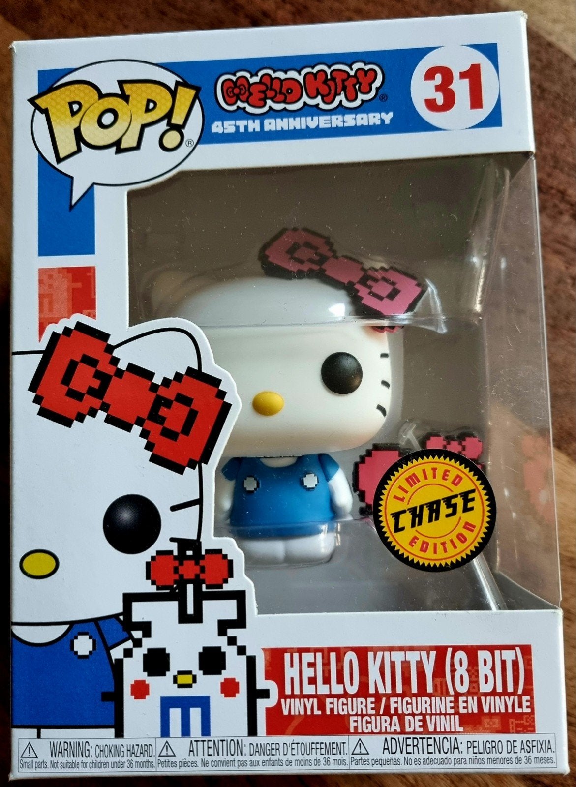 Funko Pop! Hello Kitty 8-Bit Limited Chase Edition, Ophalen of Verzenden, Nieuw