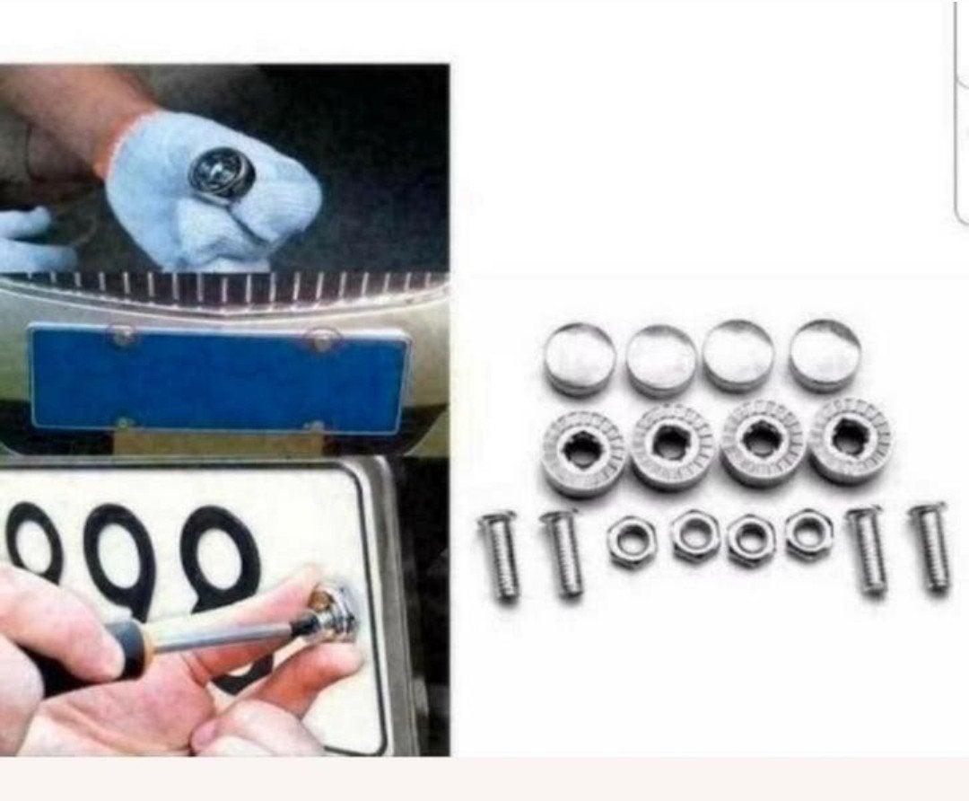 Kentekenplaat Bouten Auto-Styling per set €6,00 4 Stks/set, Ophalen of Verzenden, Nieuw