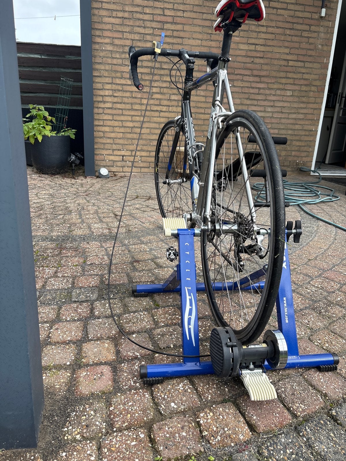 Tacx fietstrainer voor binnen - zonder fiets, Ophalen, Gebruikt, Overige typen, Staal
