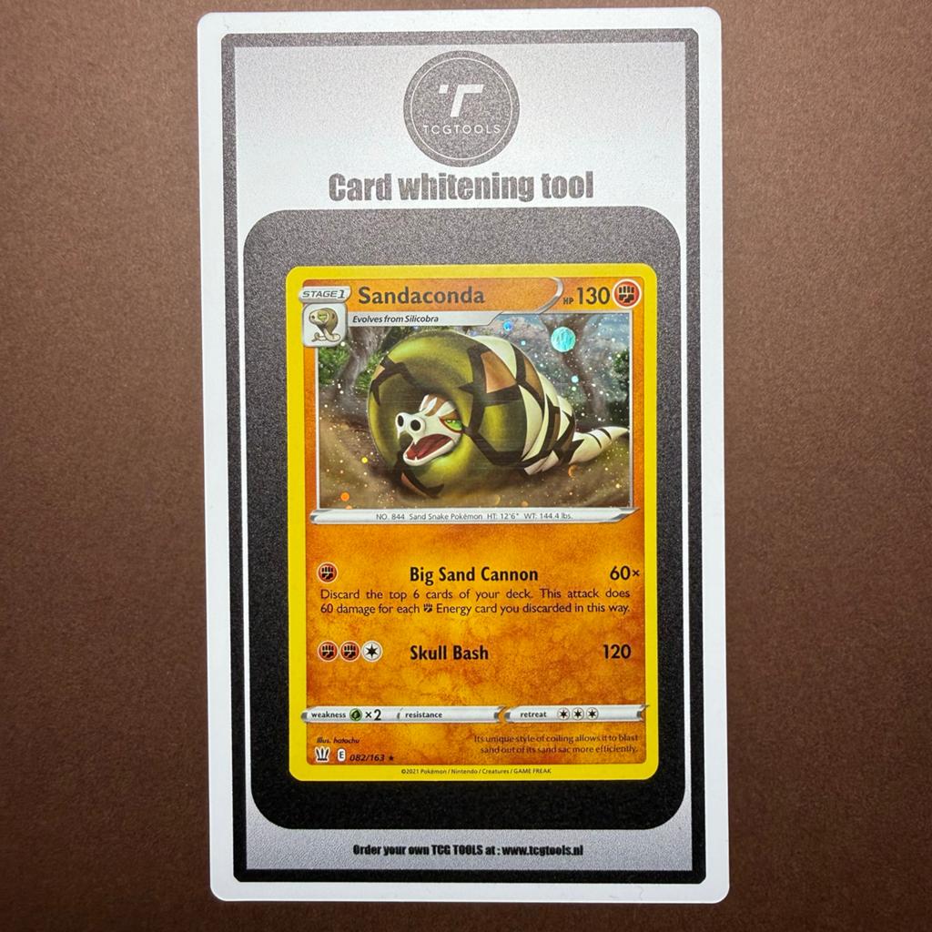 Sandaconda - 082/163 Holo Pokémon Kaart, Verzenden, Zo goed als nieuw, Losse kaart, Foil