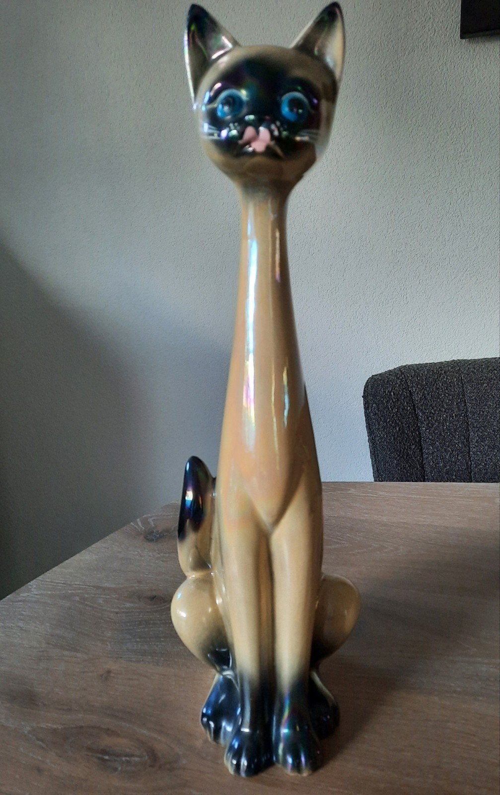 Vintage Kat Beeldje - Jema Holland 455, Verzamelen, Ophalen, Zo goed als nieuw, Dier