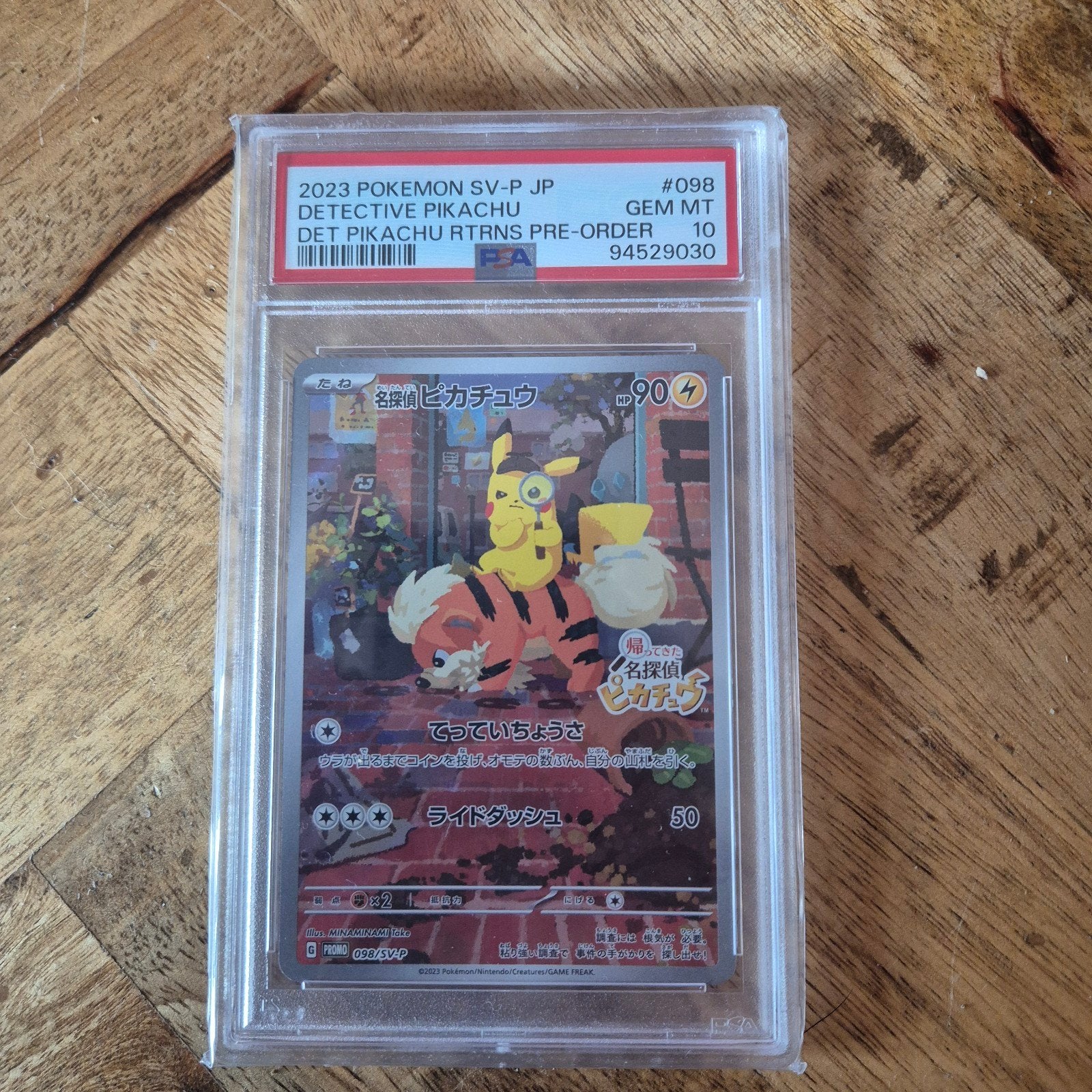 Detective Pikachu - PSA10 (Pokemon), Ophalen of Verzenden, Zo goed als nieuw