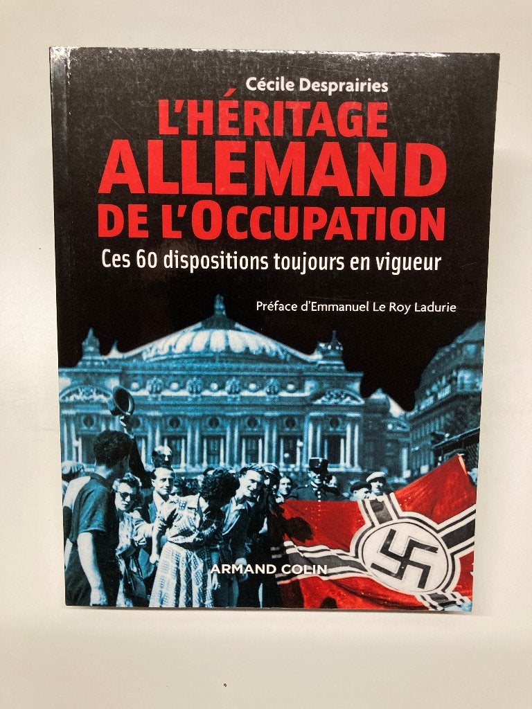 L’Heritage allemand de l’occupation, Ophalen of Verzenden, Zo goed als nieuw, Non-fictie