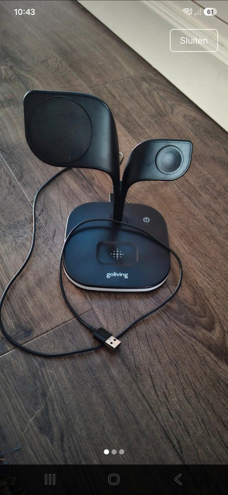 Goliving 5-in-1 Draadloos Oplaadstation, Ophalen, Gebruikt, Draadloze oplader, Apple