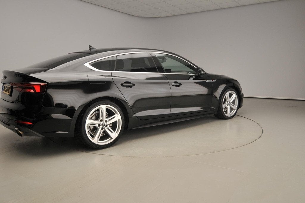 Audi A5 Sportback 2.0 TFSI MHEV Sport S-line Edition | Afgev, Auto's, Audi, Gebruikt, 1984 cc, Leder en Stof, Zwart