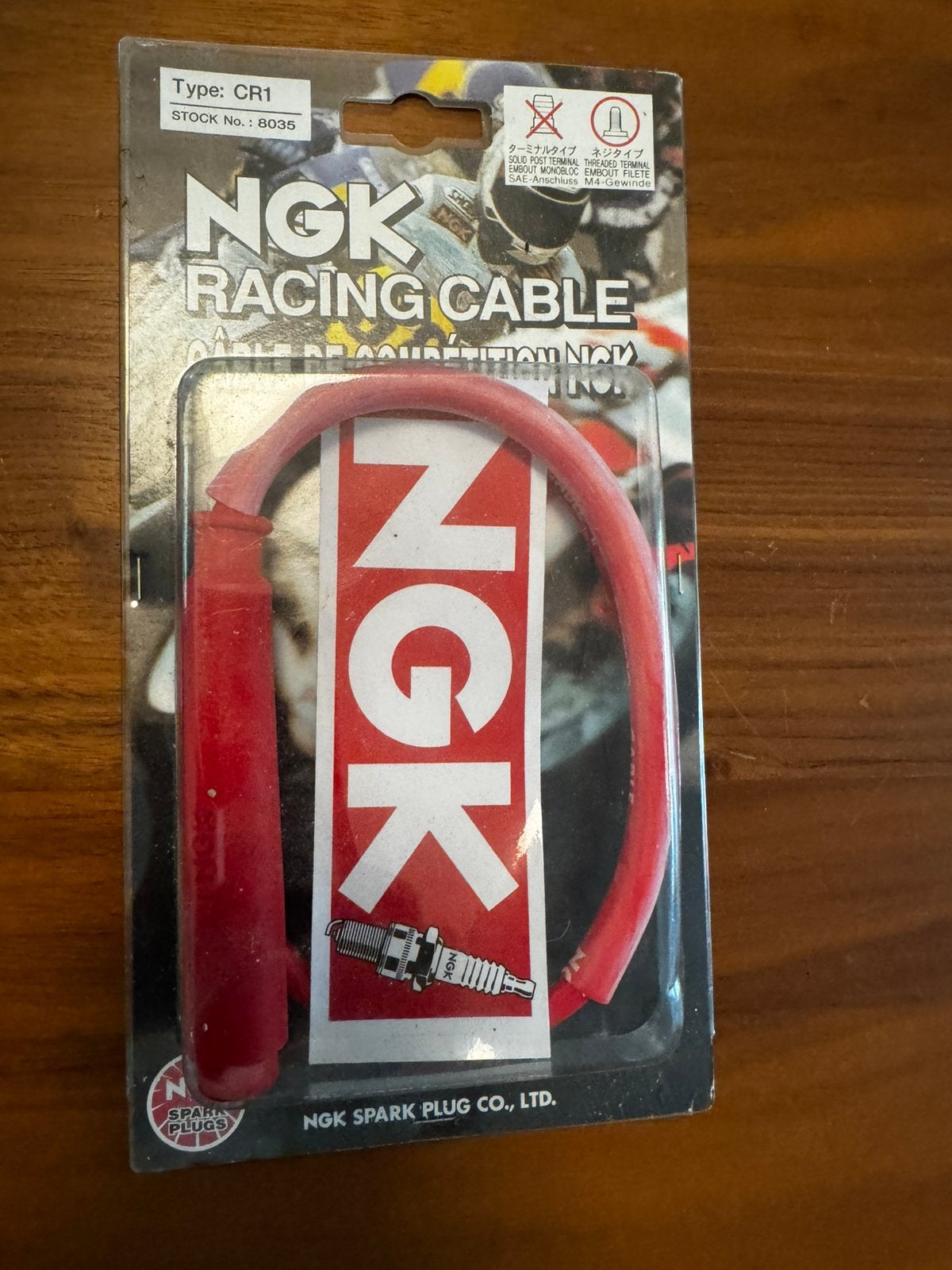 4x NGK RACING bougiedop + kabel, Motoren, Ophalen, Nieuw