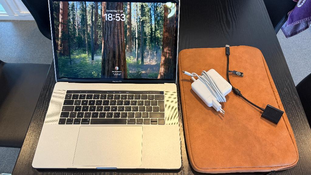 MacBook Pro i7 15" - NIEUWE ACCU - 2018 - 16GB - 512GB, MacBook Pro, Gebruikt, 2 tot 3 Ghz, 512 GB