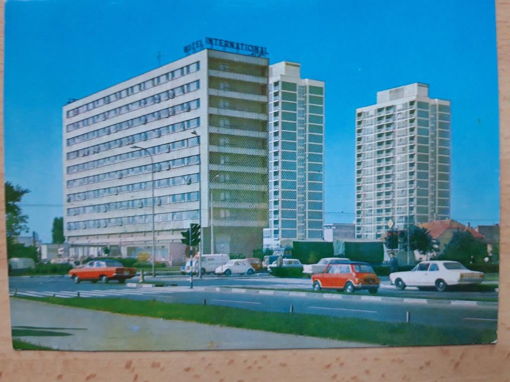 ansichtkaart Zagreb -  ( Kroatië ) Hotel International,, Ophalen of Verzenden, 1960 tot 1980, Ongelopen, Overig Europa