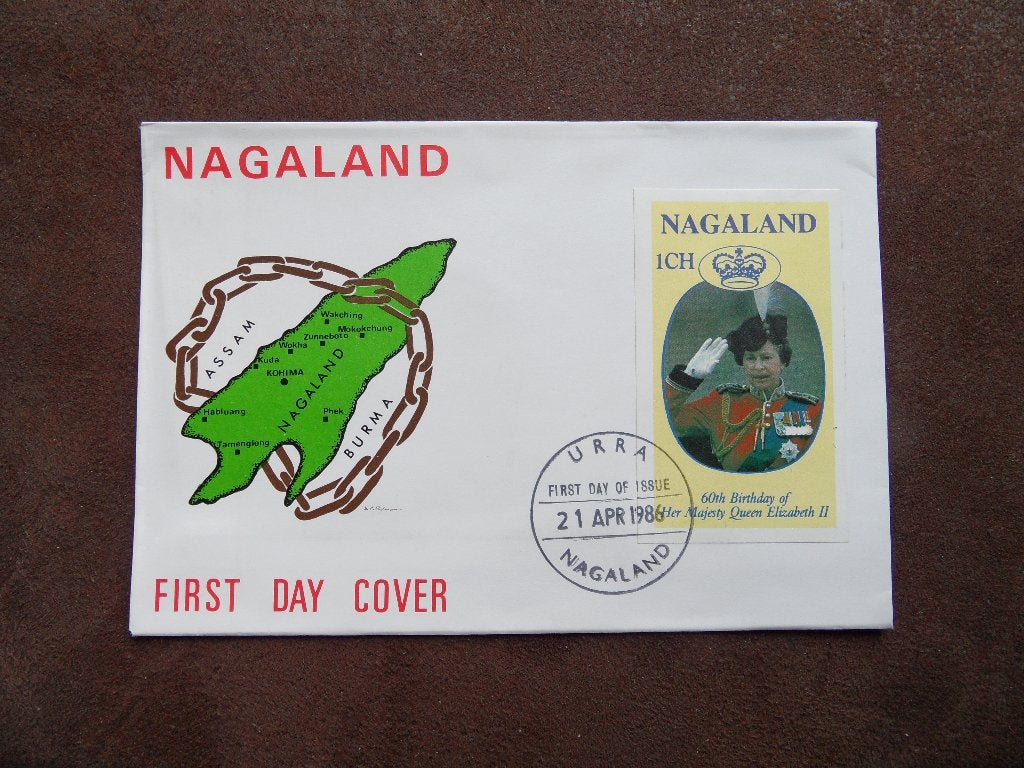 Eerste dag enveloppe – Nagaland, Postzegels en Munten, Postzegels | Eerstedagenveloppen, Ophalen of Verzenden, Onbeschreven, Nederland