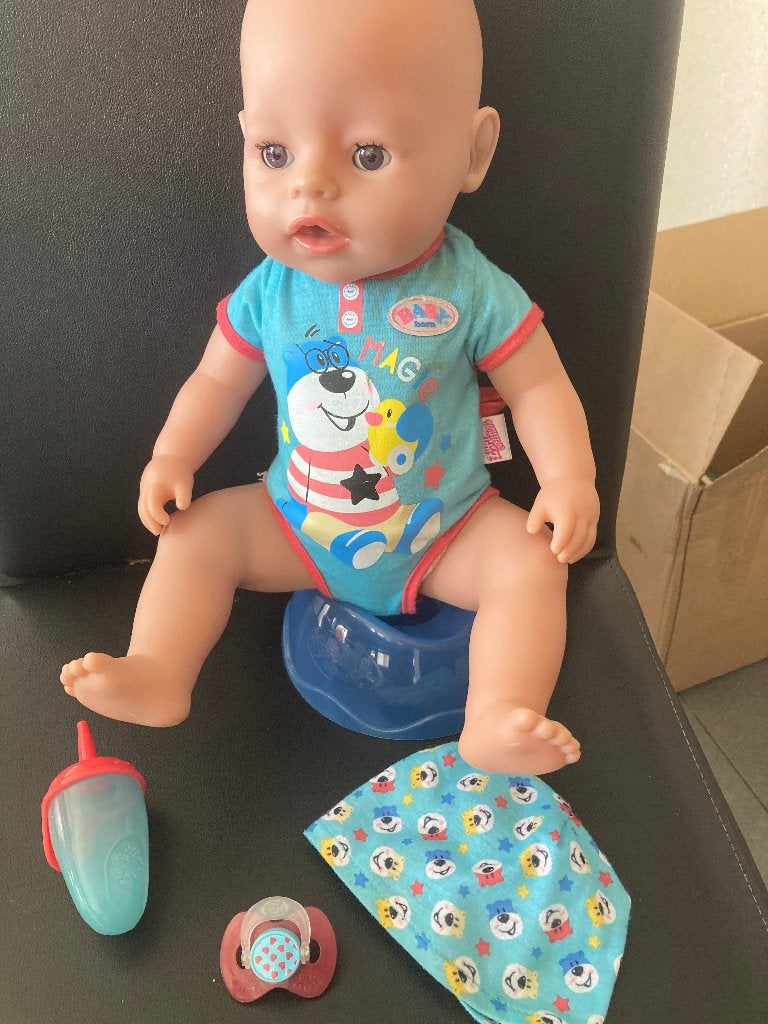 Baby Born magic boy, Ophalen of Verzenden, Gebruikt, Babypop