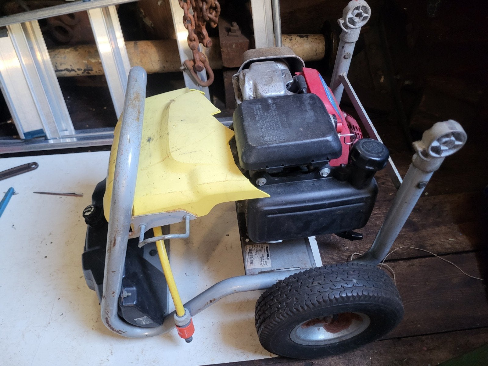 Kärcher G 3025 BH-R Hogedrukreiniger met Honda motor, Ophalen of Verzenden, Gebruikt, Benzine, Kärcher