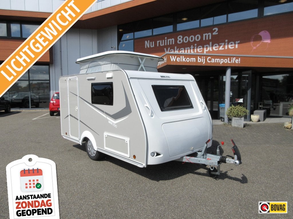 Trigano Mini Silver 290 FREESTYLE ZEER NETJES, Caravans en Kamperen, Caravans, Overige typen, Trigano, Tot en met 2, Schokbreker