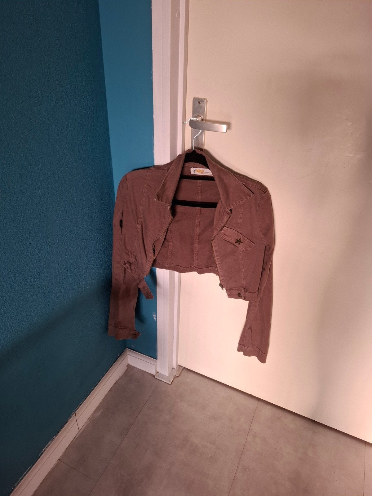 Spijkerjasje maat 38, Kleding | Dames, Ophalen, Gedragen, Maat 38/40 (M), Bruin