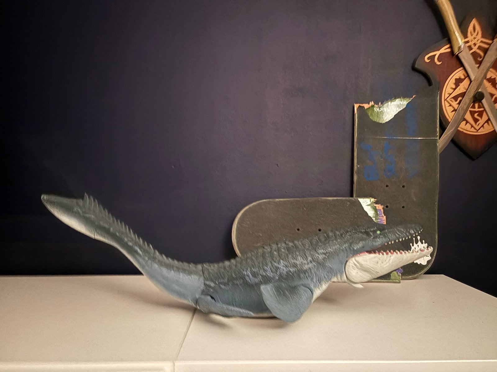 Mattel Jurassic World Mosasaurus - Als nieuw (ca. 40 cm), Ophalen of Verzenden, Zo goed als nieuw