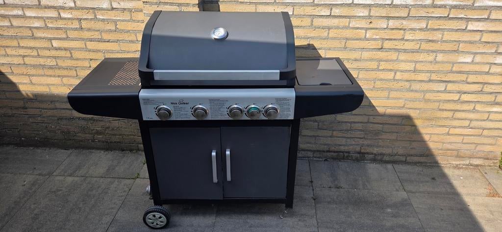 Nice Cooker Gasbarbecue met 4 branders en 1 extra gaspit bbq, Ophalen, Gebruikt, Nice Cooker