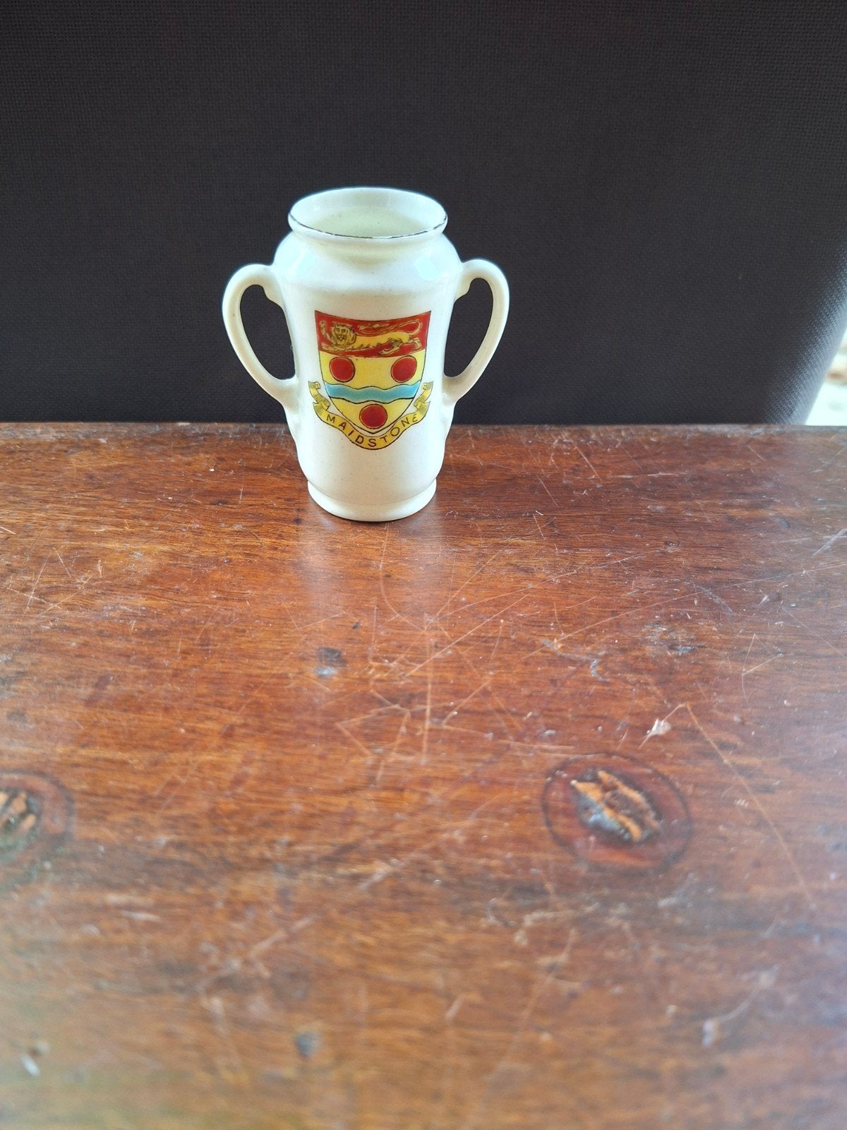 Vintage Queens China Maidstone Souvenir Vaasje, Ophalen of Verzenden