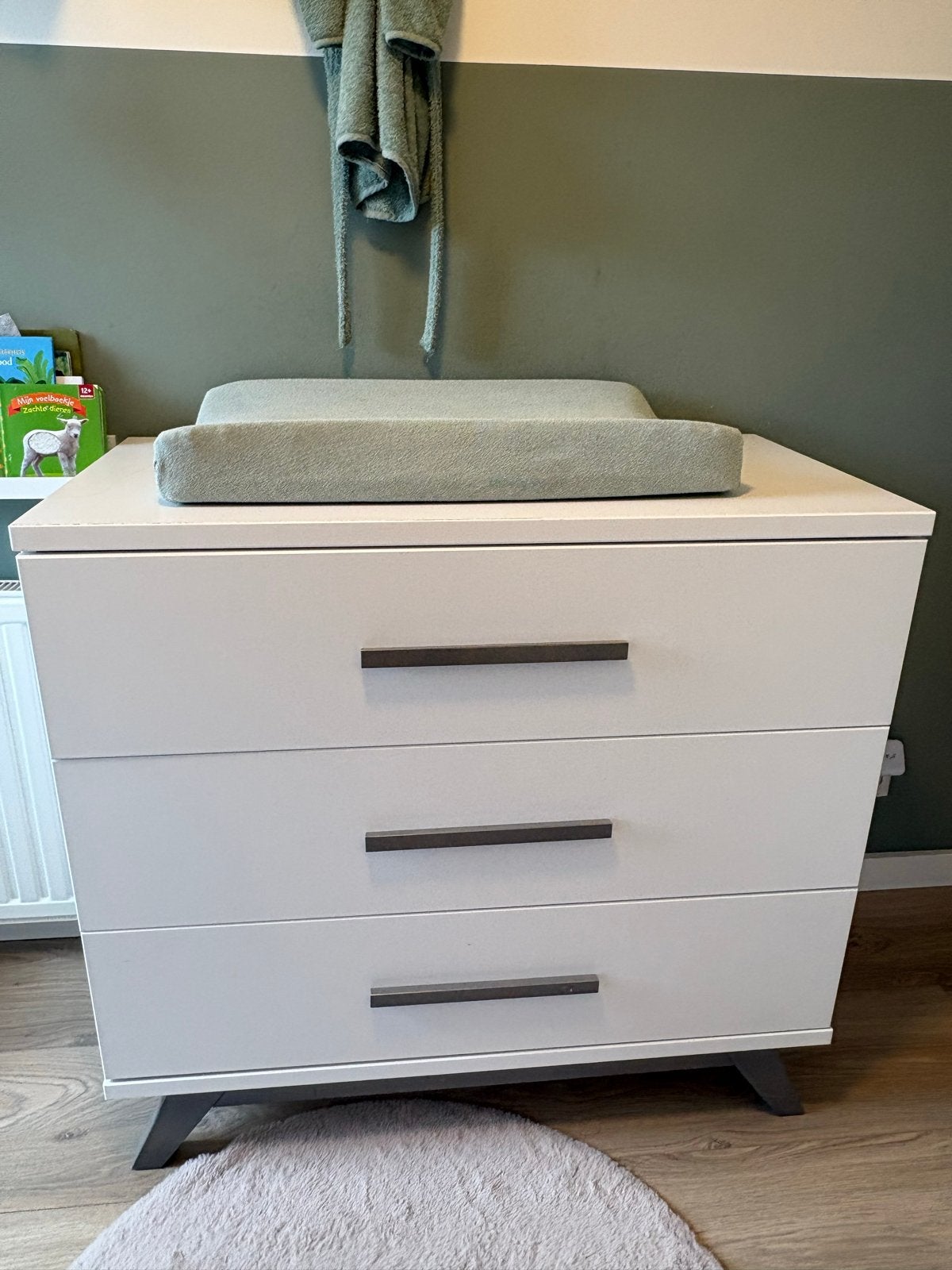Bopita complete babykamer (commode, kast en ledikant), Ophalen, 50 tot 70 cm, Zo goed als nieuw, 75 tot 100 cm