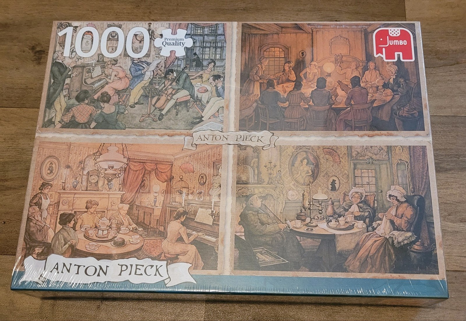 Legpuzzel Anton Pieck  - Huiskamer 1000 stukjes gesealed, Ophalen of Verzenden, 500 t/m 1500 stukjes, Nieuw, Legpuzzel