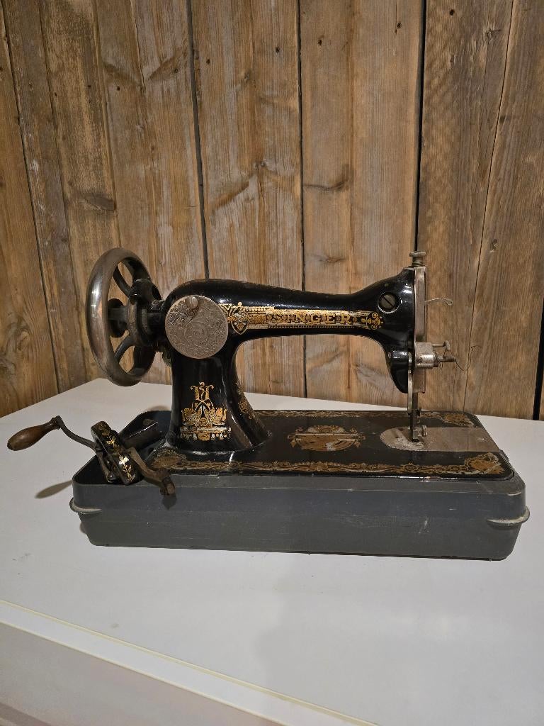 Antieke Singer naaimachine, Antiek en Kunst, Ophalen