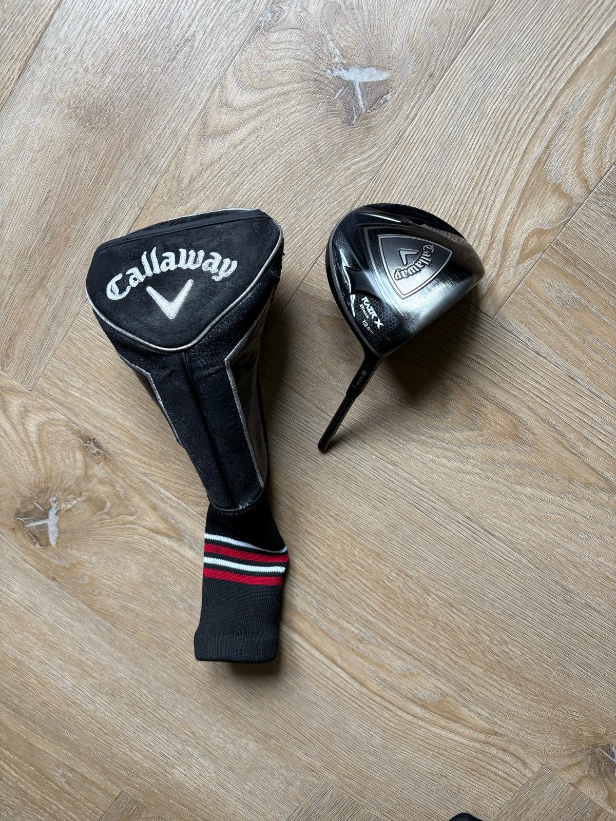 Callaway Razr X Black Driver Hoofd + Headcover, Ophalen of Verzenden, Gebruikt, Club, Callaway