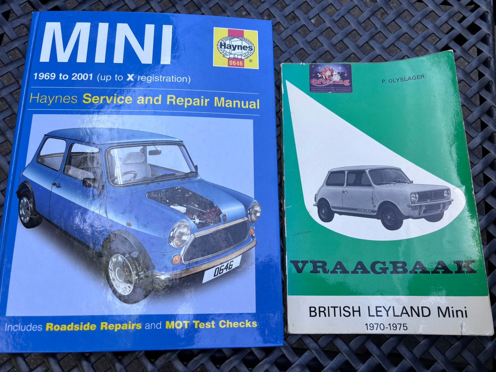Haynes en Olyslager werkplaats handboeken Mini 1969 tot 2001, Ophalen