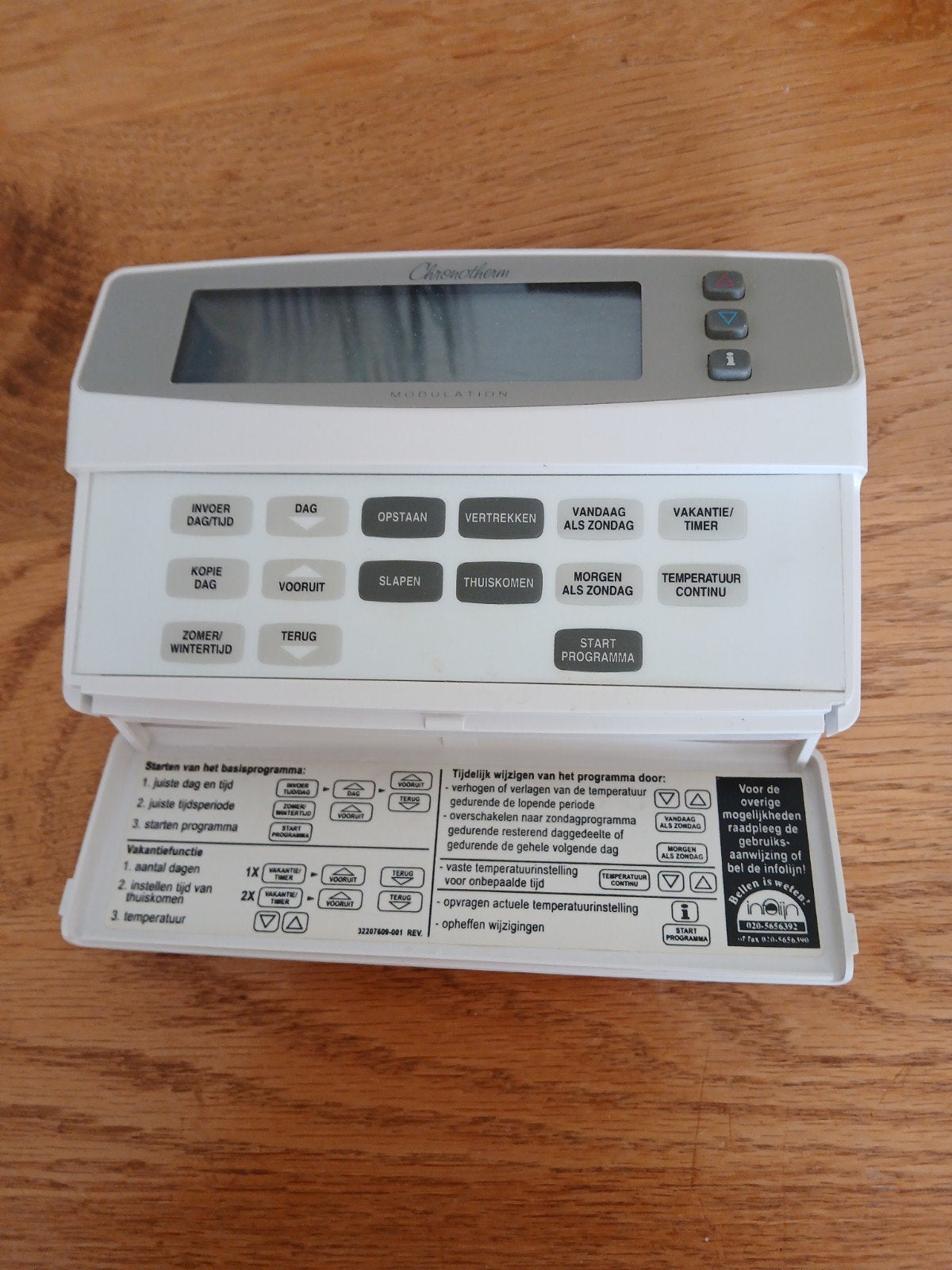Honeywell Chronotherm Modulation Thermostaat, Ophalen of Verzenden, Slimme thermostaat, Gebruikt