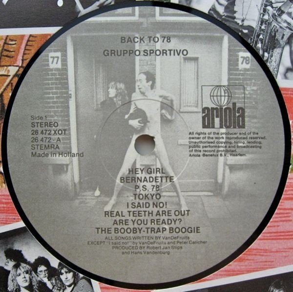 LP - Gruppo Sportivo - Back to 78, Beschermende buitenhoes, LP, Ophalen of Verzenden, Zo goed als nieuw