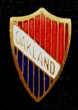 Oakland schild speld, Verzenden, Nieuw, Transport, Speldje of Pin